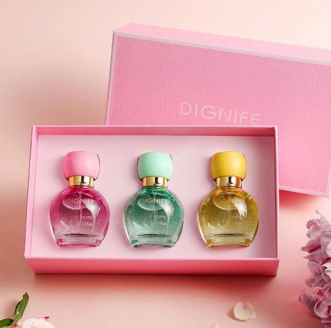 3in1 DIGNIFE FEMALE PERFUME SET (35ML BOTTLE)
