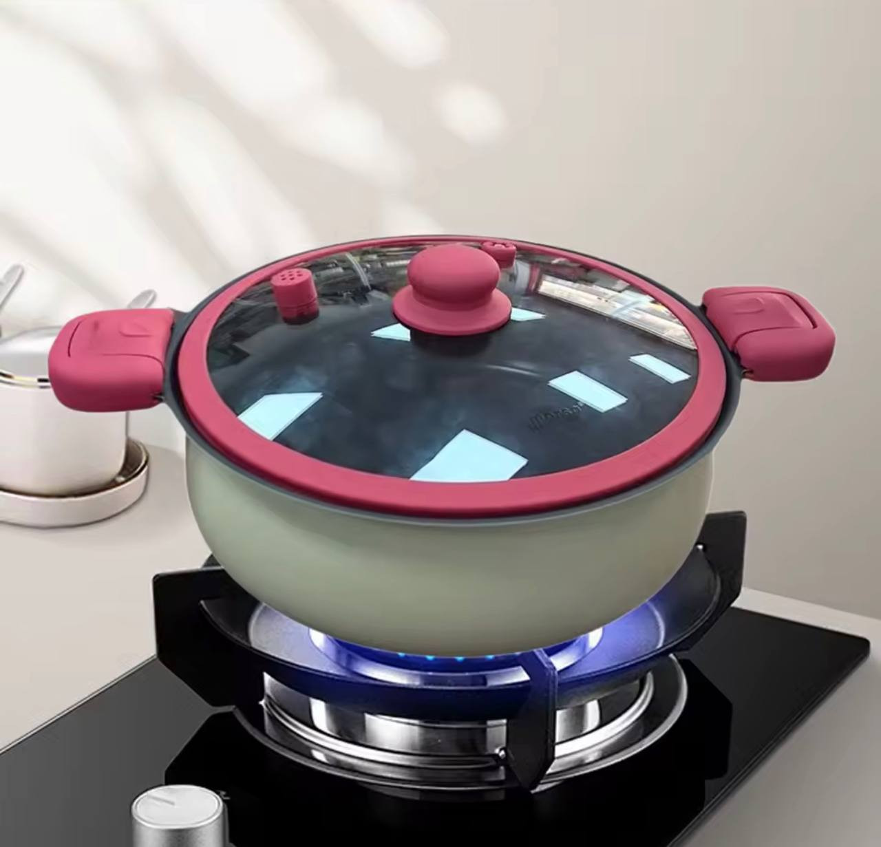 28CM MULTIFUNCTIONAL THICKENED LOW PRESSURE POT